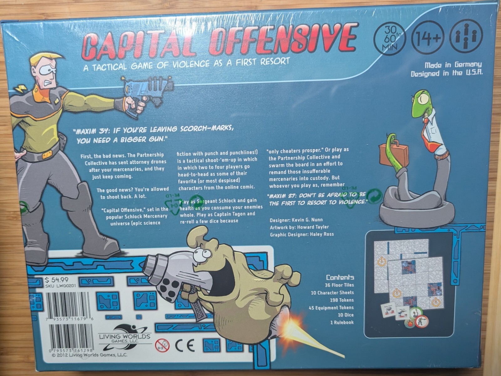 Capital Offensive Tactical Game of Violence as a First Resort Schlock Mercenary