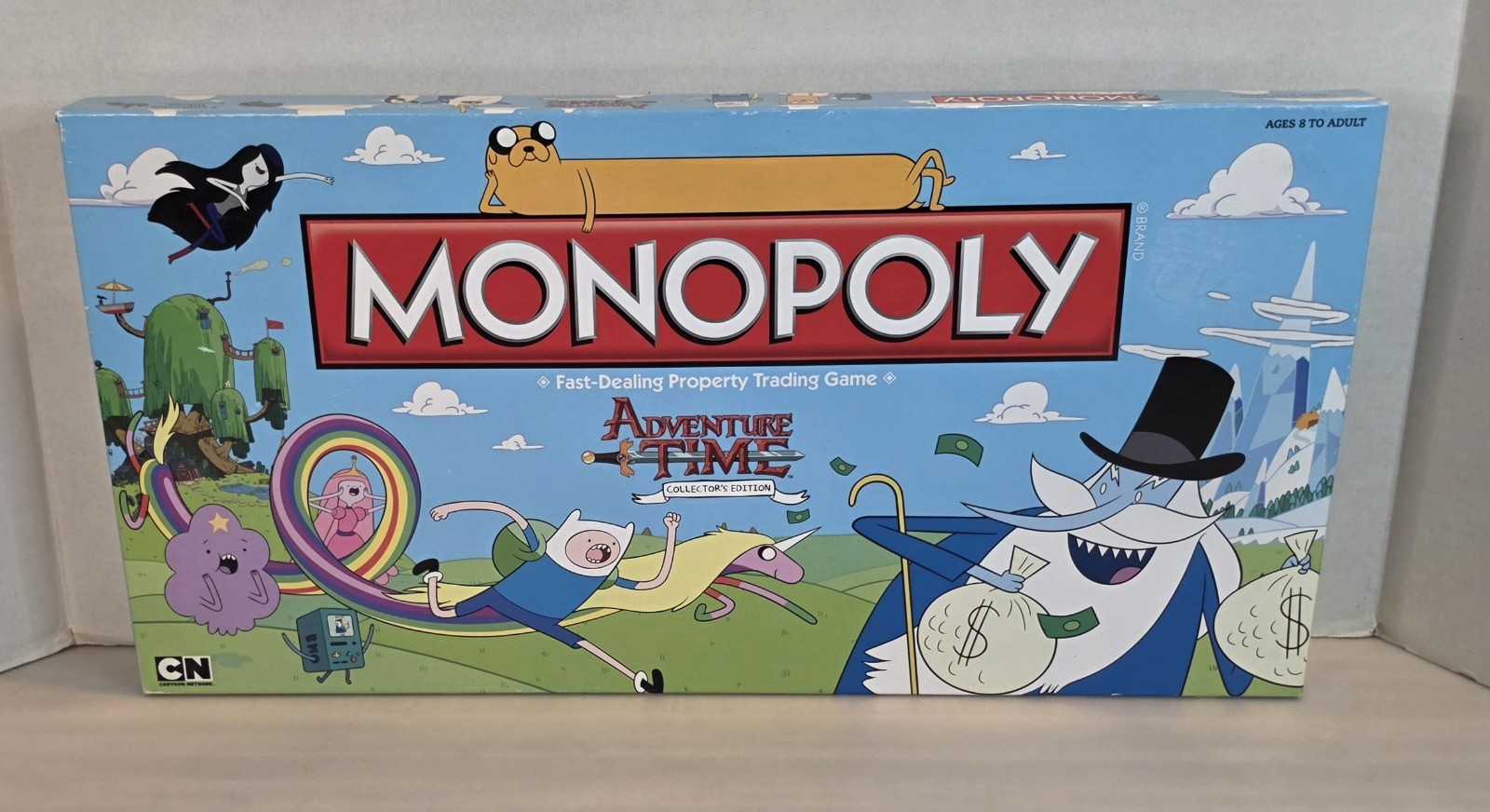 Monopoly Adventure Time Collector’s Edition Board Game Cartoon Network COMPLETE