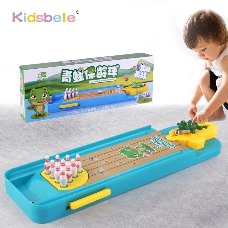 Mini Desktop Bowling Game Toy Funny Indoor Parent-Child Interactive Table Sports