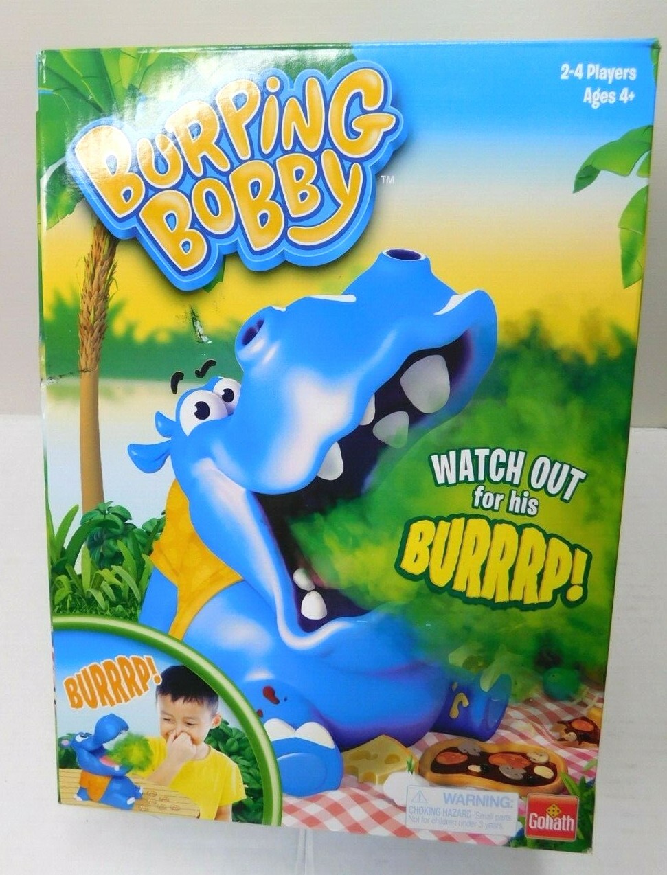 Burping Bobby by Goliath Game Multi Color 2-4 Players Ages 4+