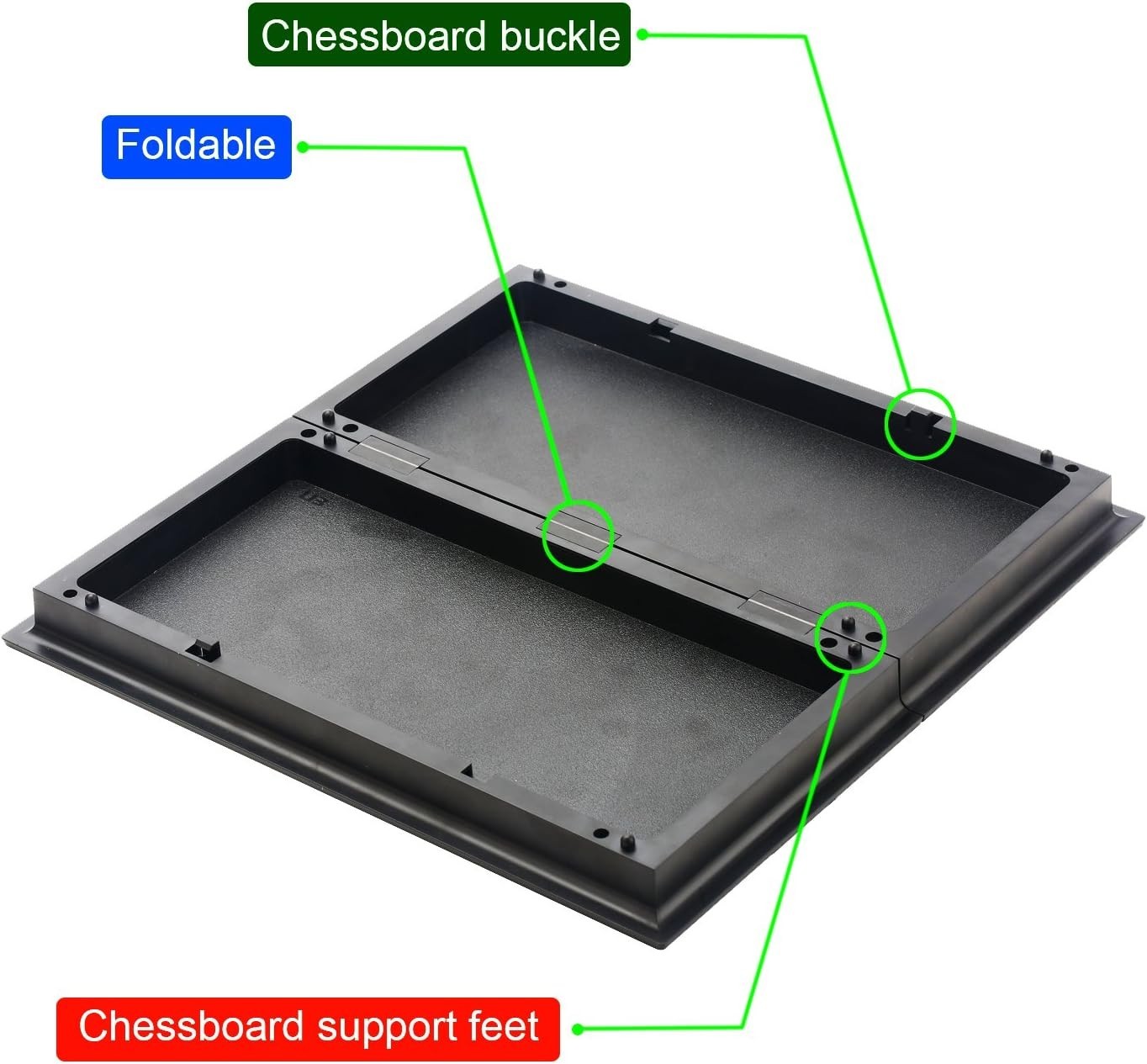 Magnetic Travel Checkers Board Game Set with Folding Board Family Educational To