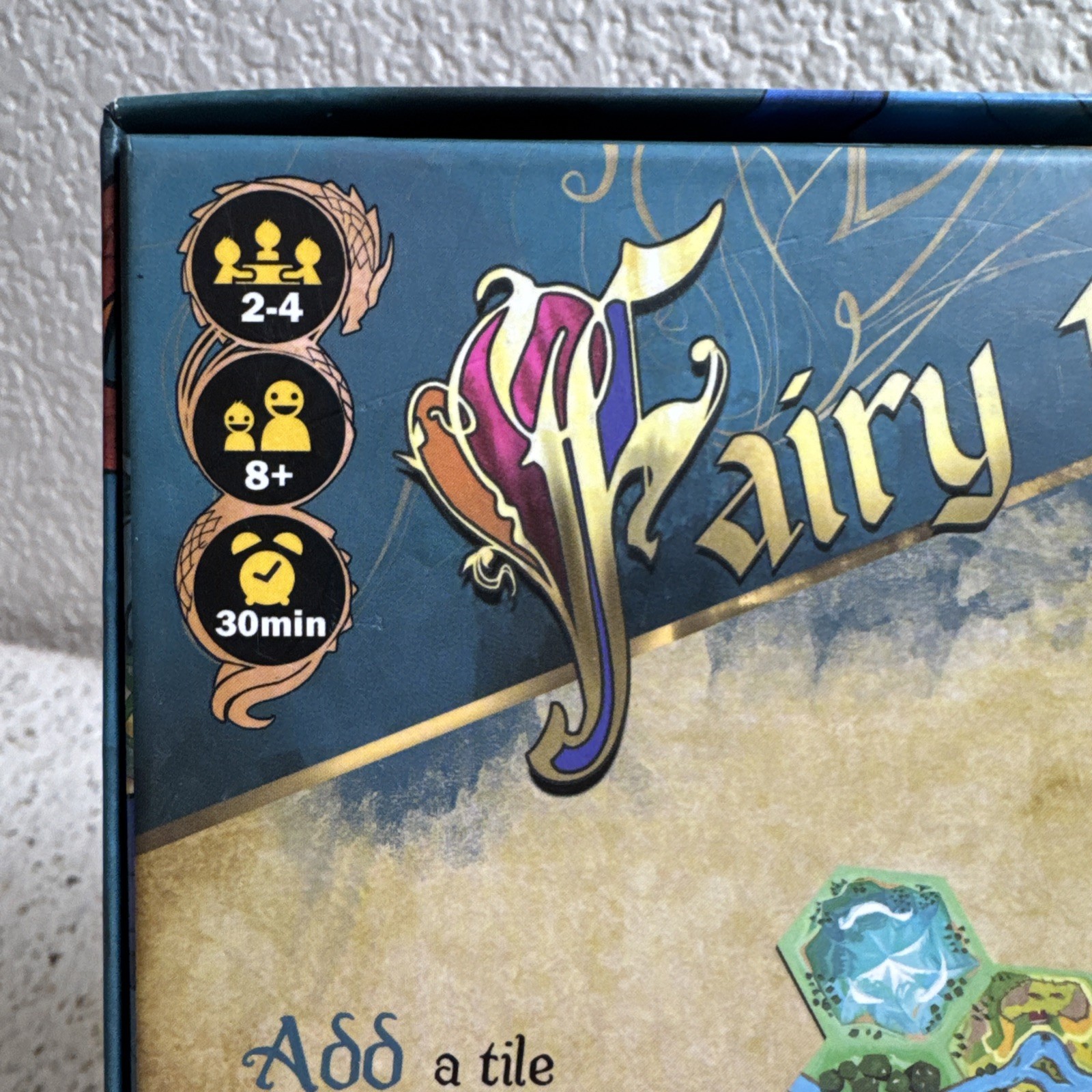 Fairy Tile Board Game Fantasy Strategy Storytelling 2-4 player ages 8+ Iello