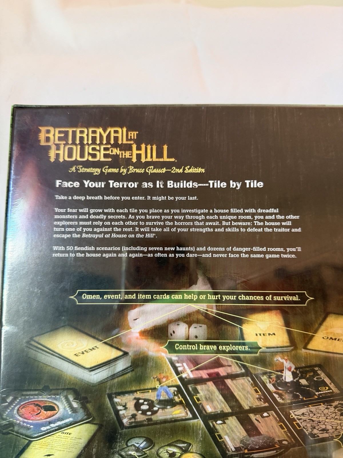 Betrayal at House on the Hill 2nd Edition Board Game Hasbro NEW Sealed Horror