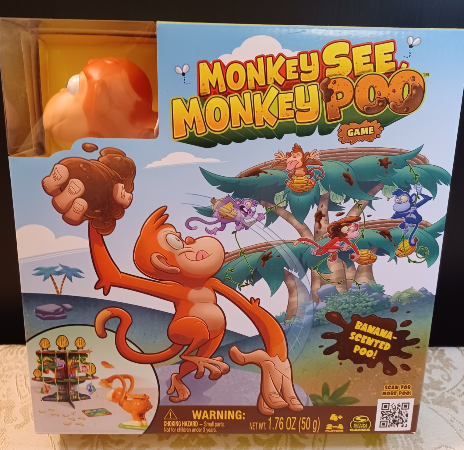 Monkey See Monkey Poo Board Game Fun Family Kids Game For 2 To 4 Players