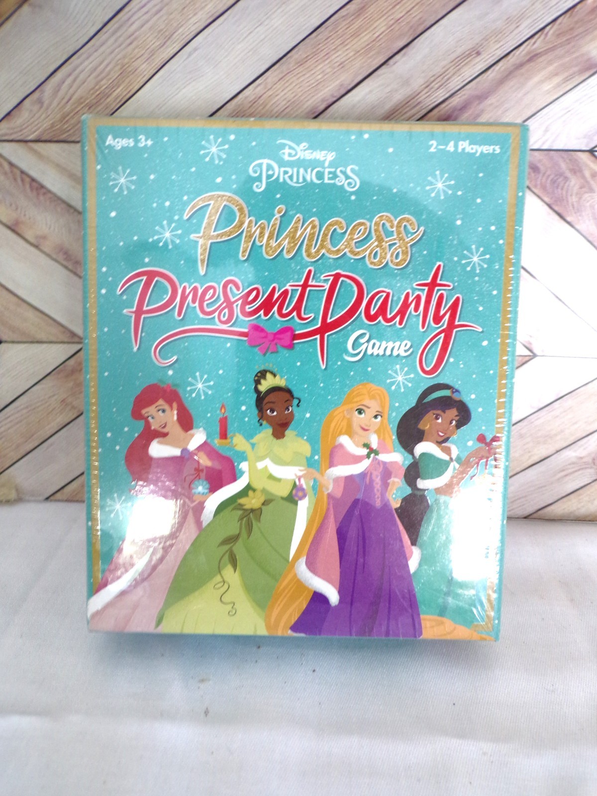 DISNEY PRINCESS – PRESENT PARTY GAME – AGE 3+, 2-4 PLAYERS – NEW & SEALED