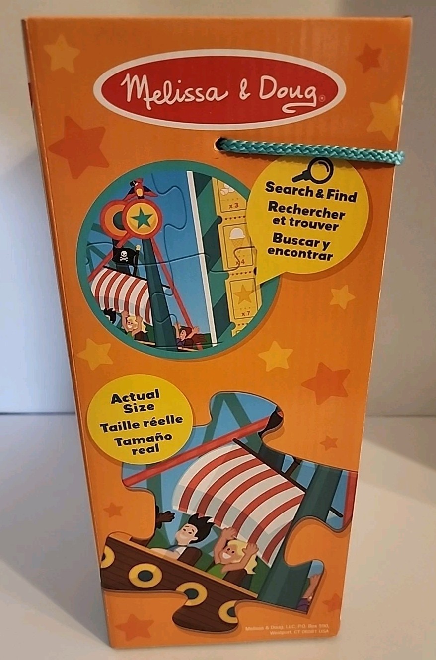 Melissa and Doug Fun at the Fair Floor Puzzle 48 Pieces New!