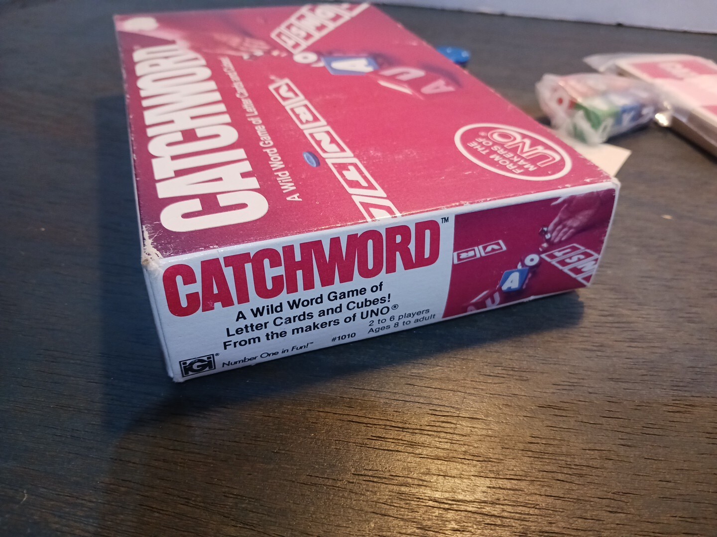 Vintage 1982 CATCHWORD “A Wild Word Game of Letters and Cubes!” 100% Complete
