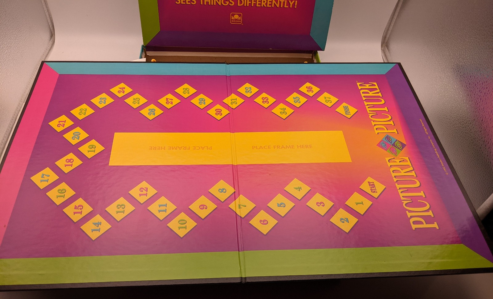 Picture Picture Board Game by Western Publishing Company 1992 Made USA Complete