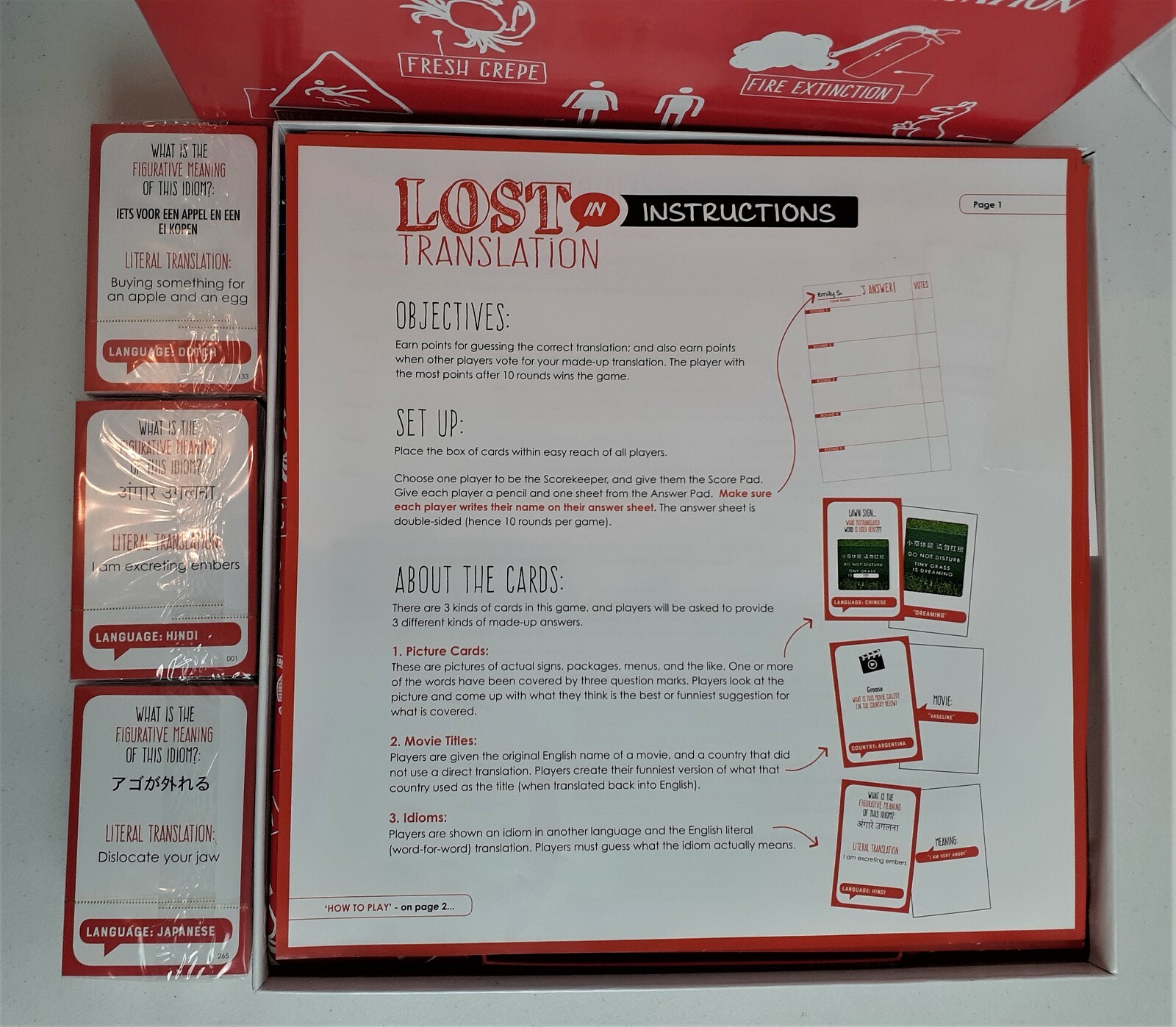 Lost In Translation The Hilarious Game Of Interpretation 2018 Outset NOB 1219