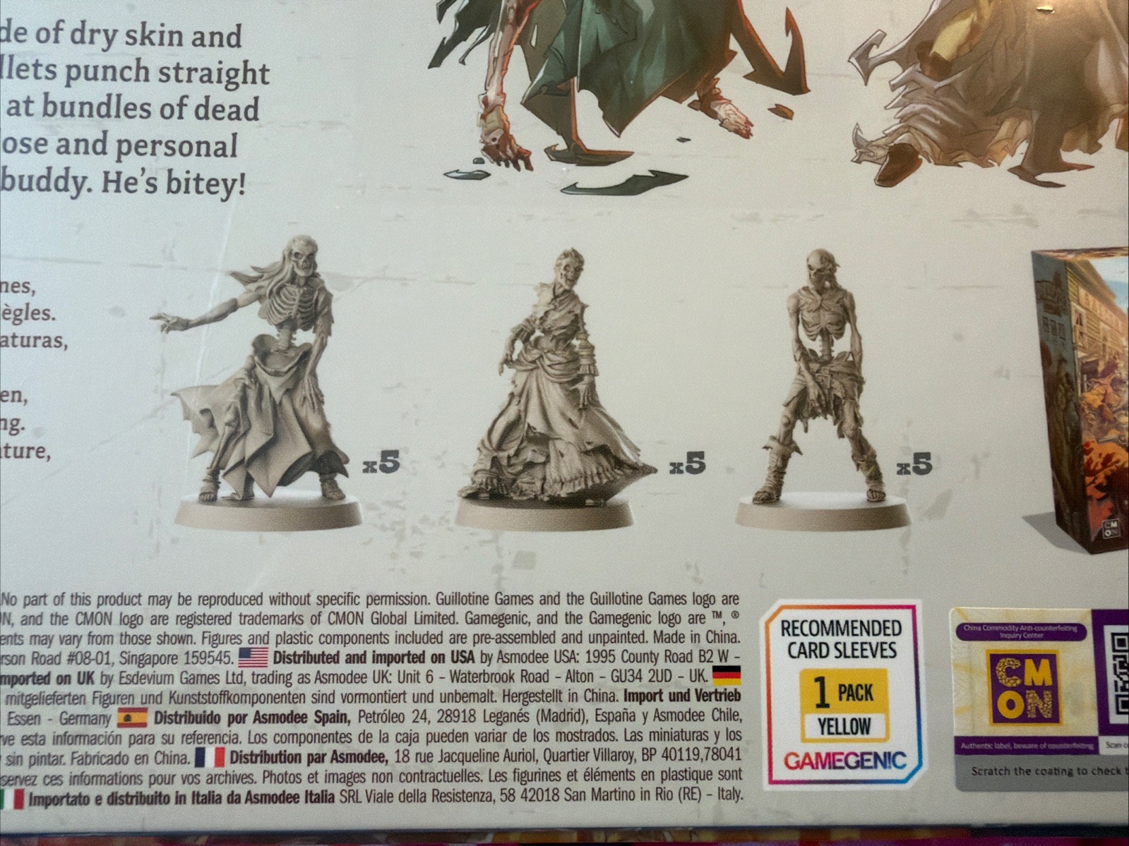 New Sealed KS Exclusive CMON Long Dead Walkers Zombicide Undead or Alive