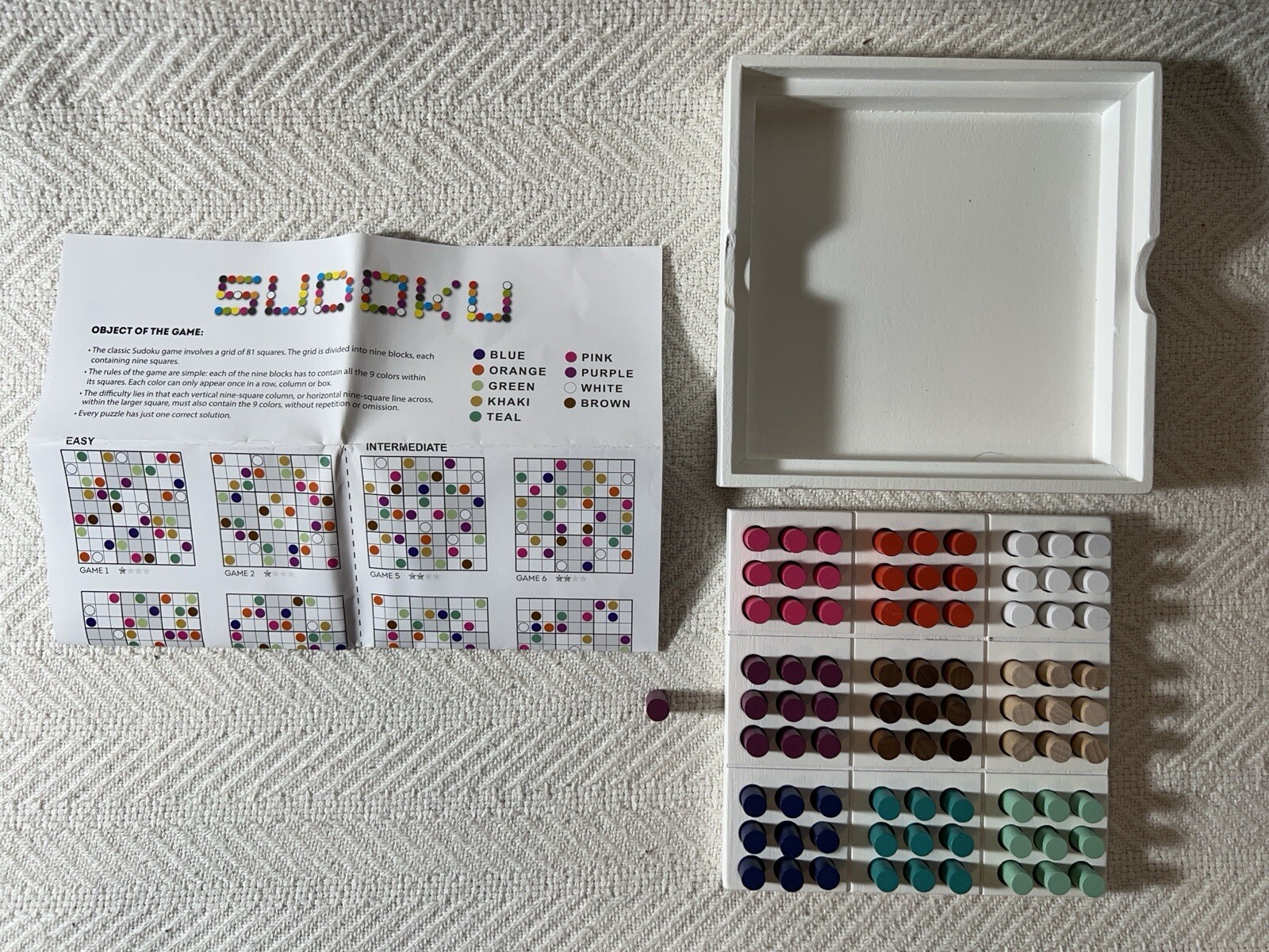 Color Sudoku Puzzle – Complete
