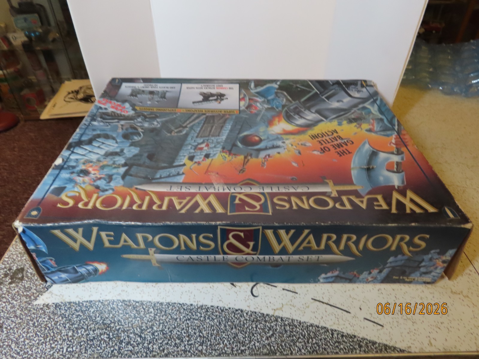 1994 Pressman Weapons & Warriors Castle Combat Set Board Game Almost Complete