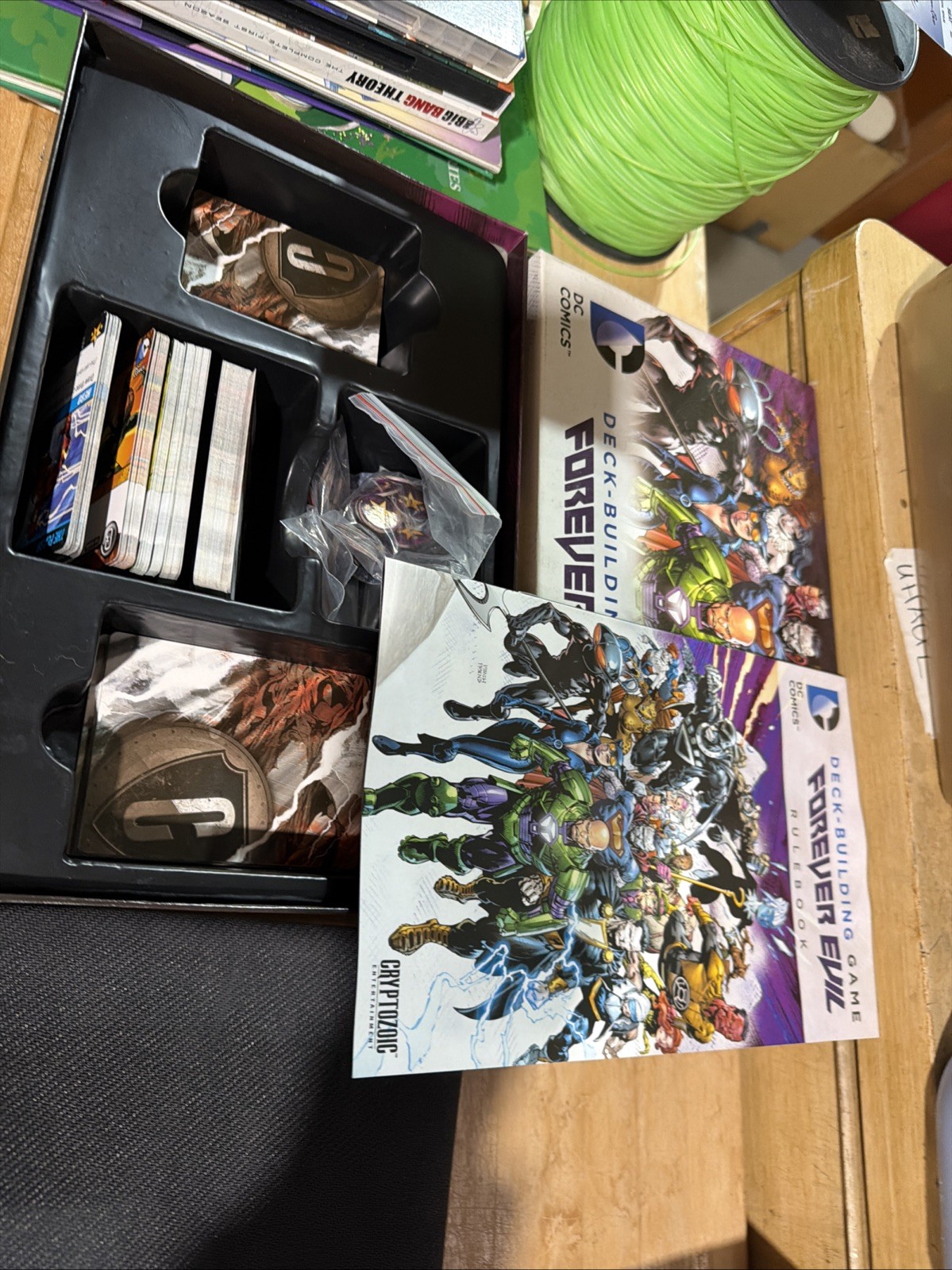 Cryptozoic Forever Evil DC Deck-Building Game Plus Expansion Complete