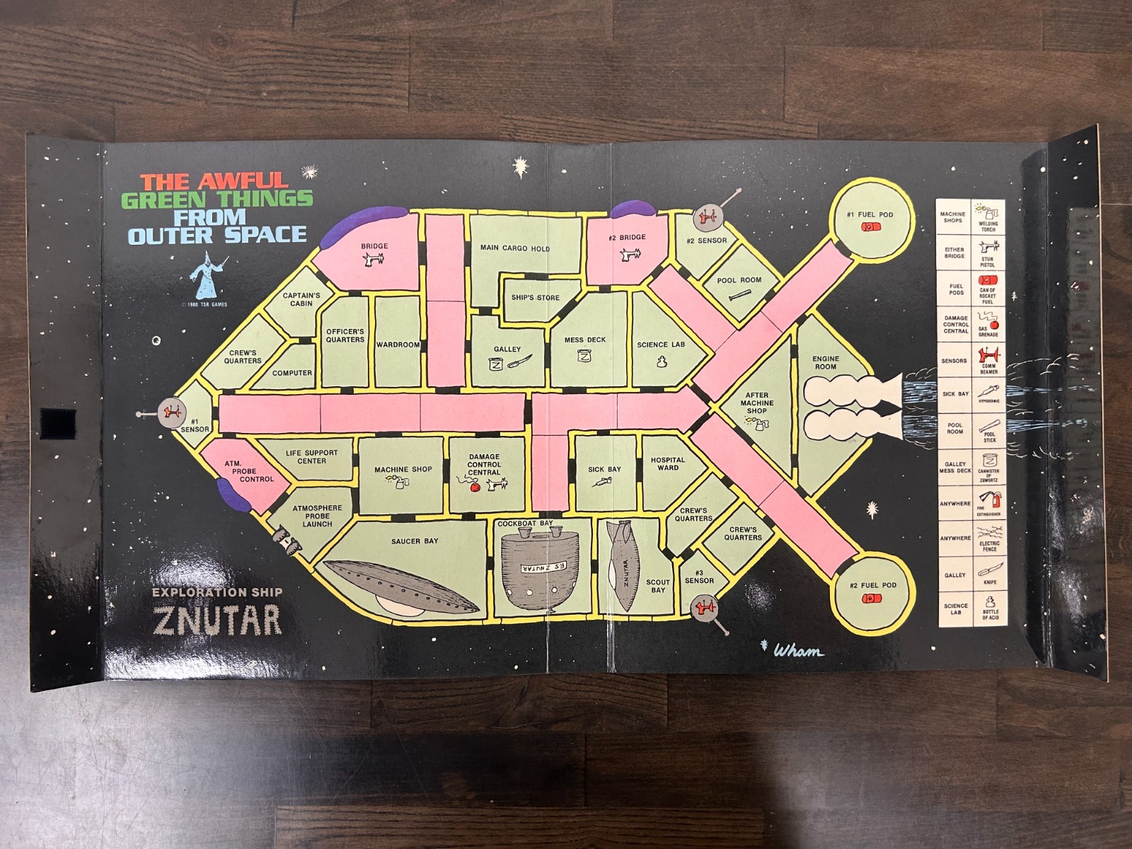 TSR 5005 – The Awful Green Things from Outer Space FIRST EDITION Board Game
