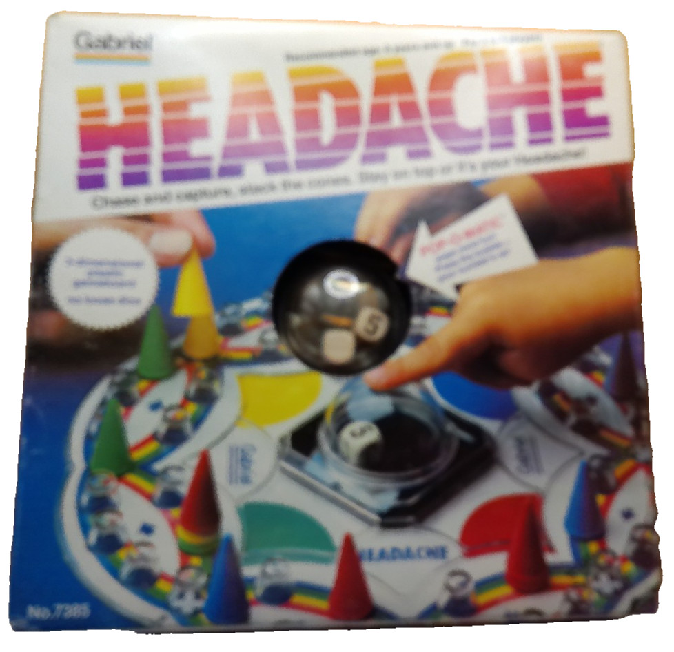Gabriel Headache game pop o matic 7385 1977 issued