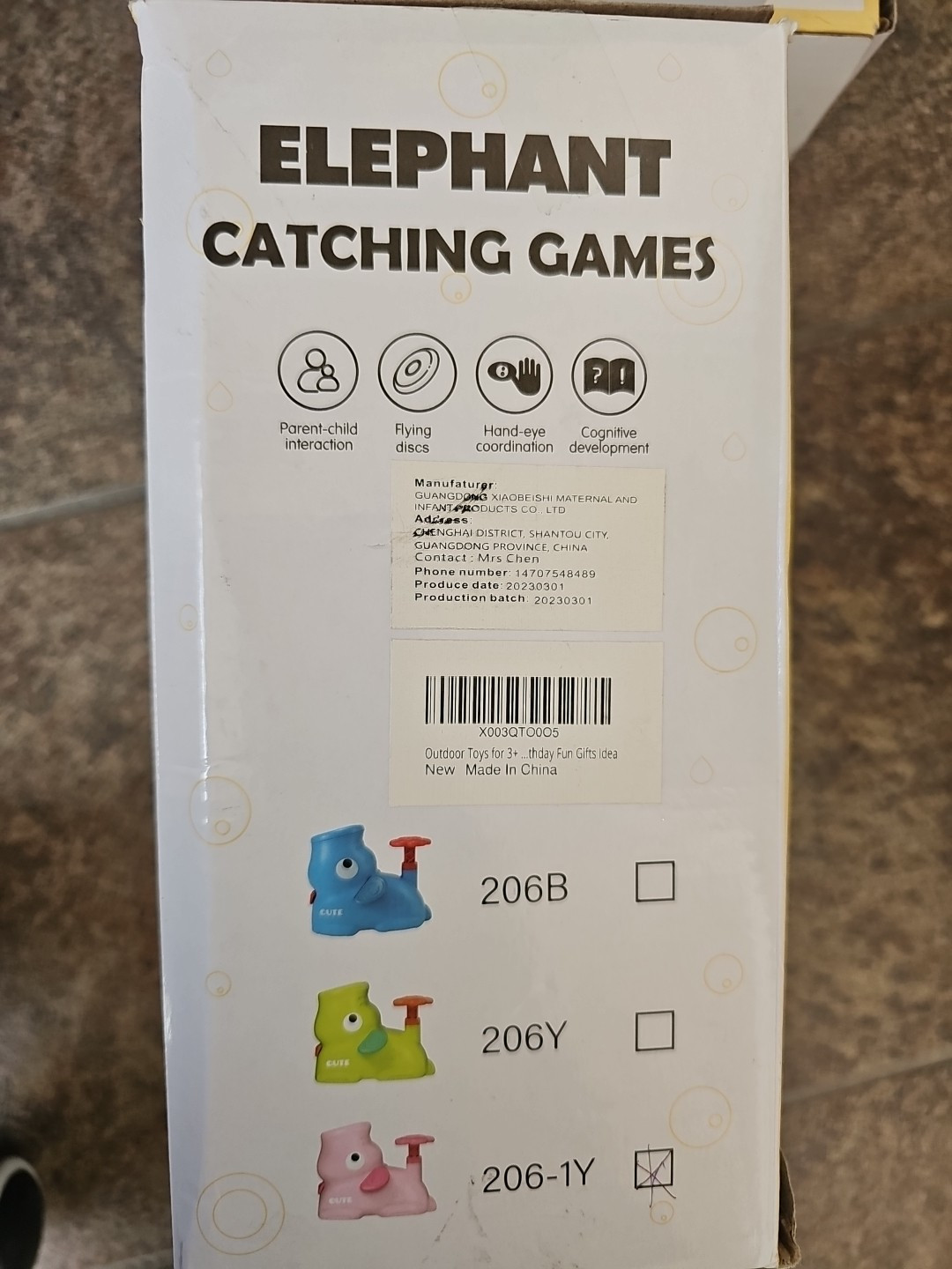 Elephant Catching Game Pink Brand New Sealed