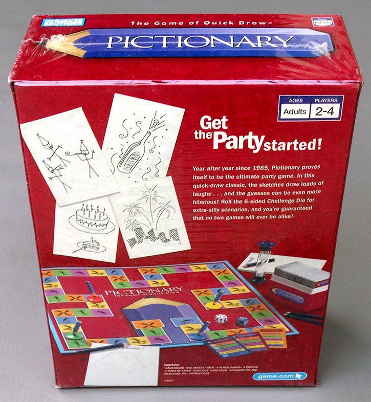 Pictionary Board Game Quick Draw Factory-Sealed New Parker Brothers 2007