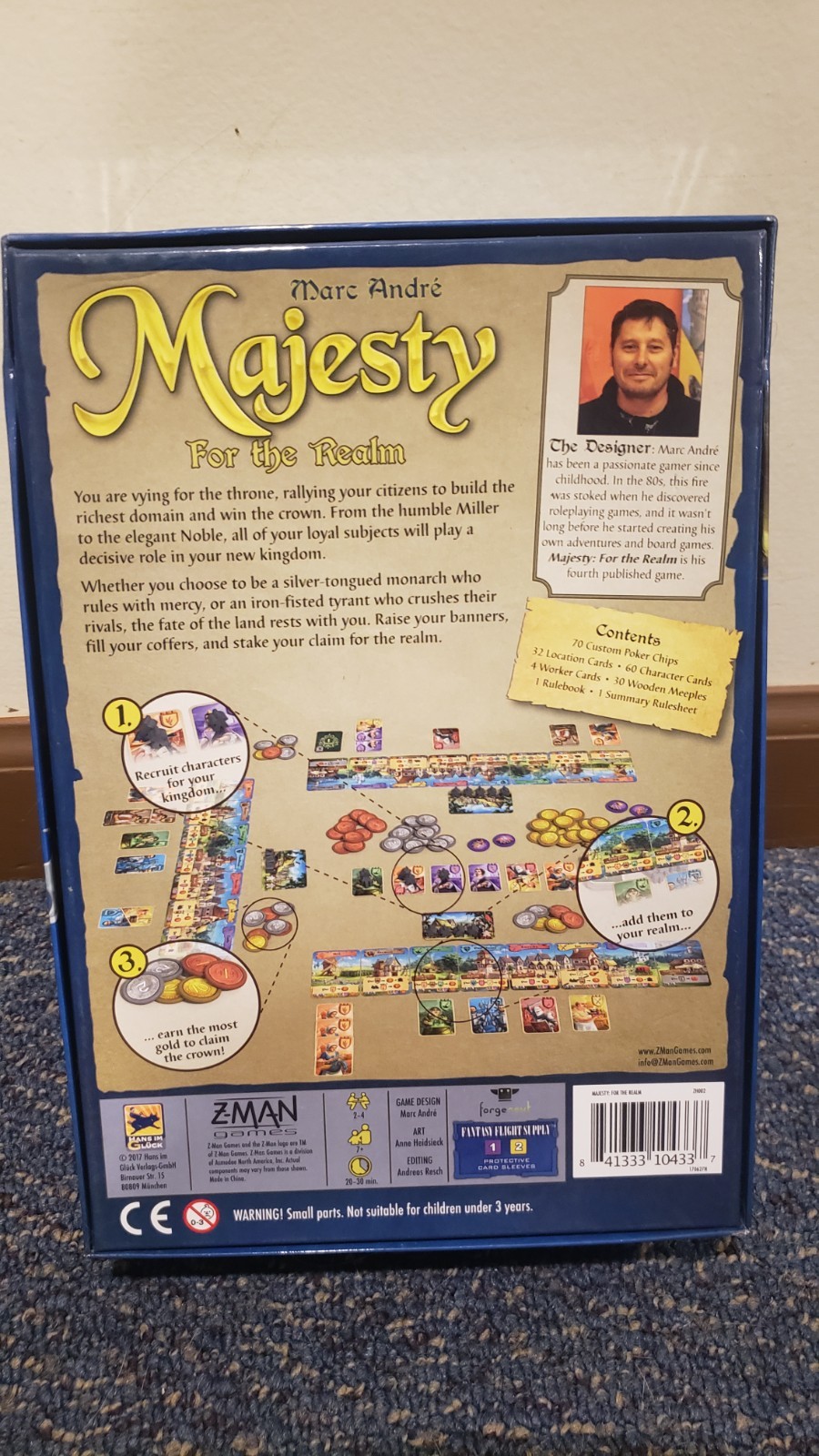 Majesty for the Realm – Z-Man Games – 100% Complete