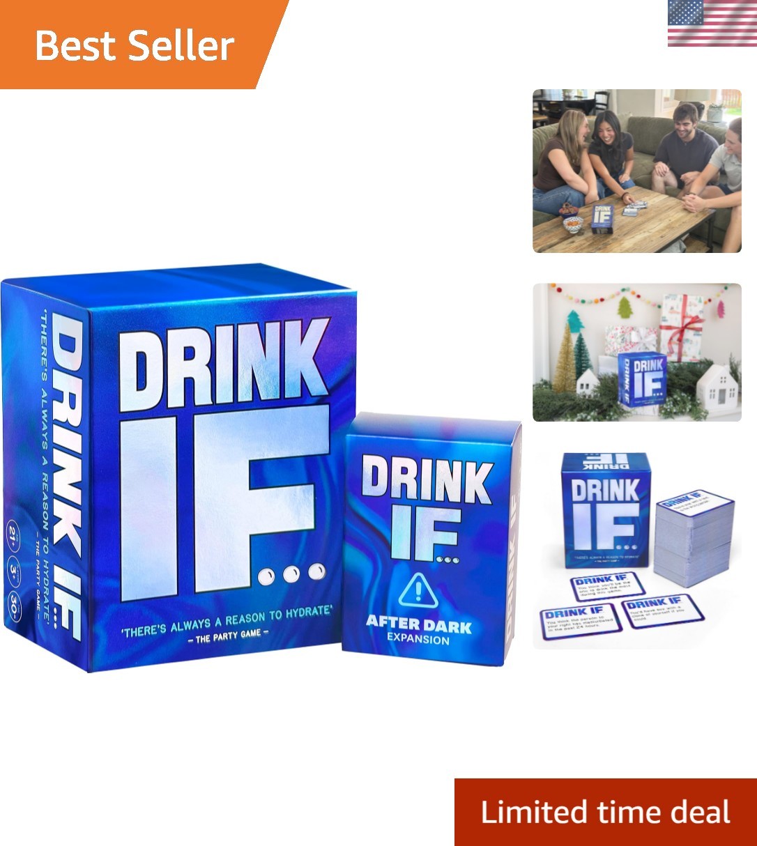 Drink IF… Adult Drinking Game for Parties + After Dark Expansion Set | Funny …