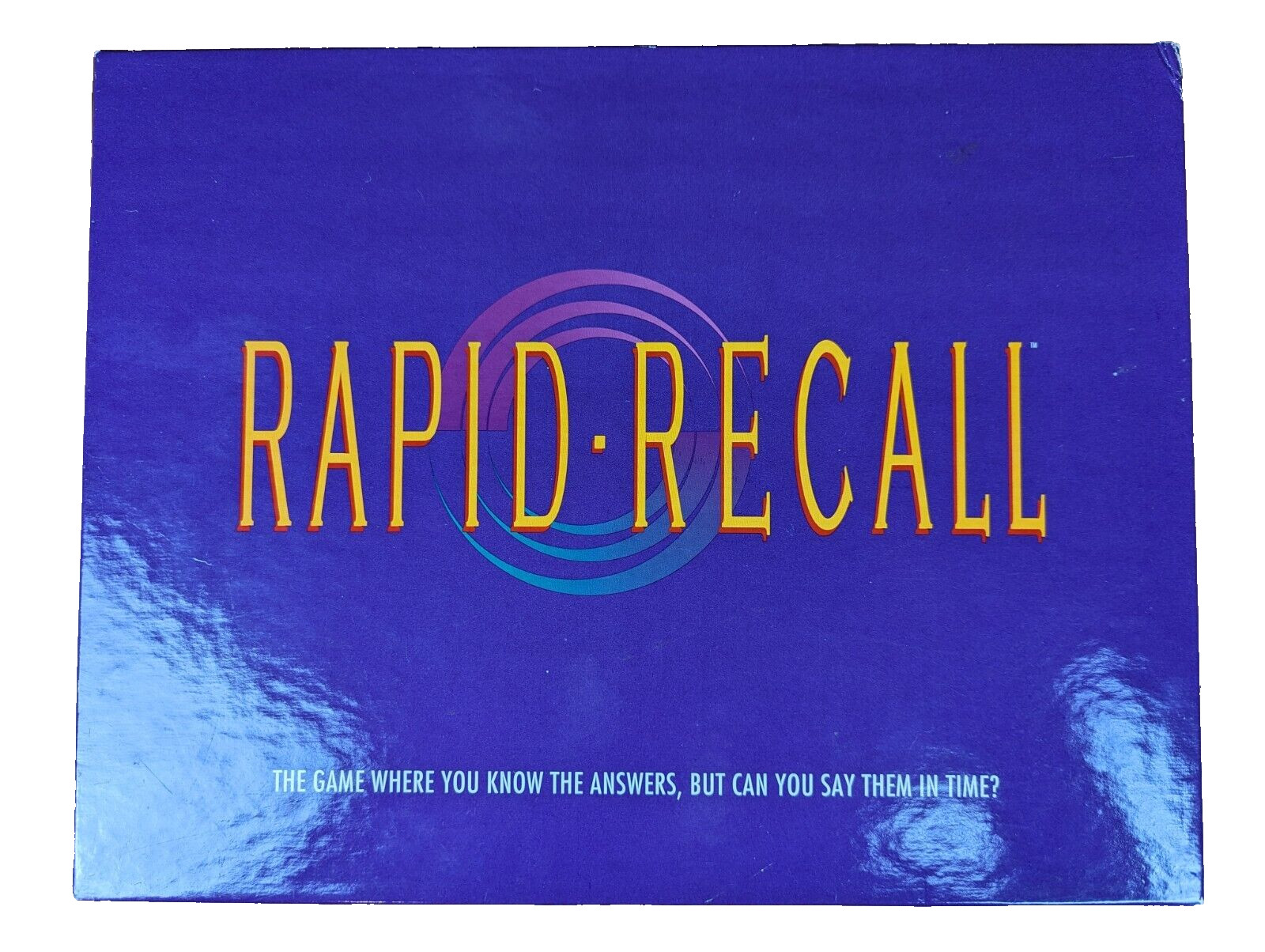 Vintage Rapid Recall Board Game 1993 Fast Fun Memory Friends Family Complete EUC