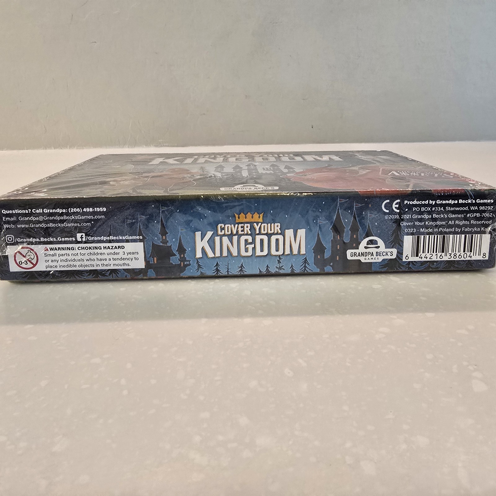 Cover Your Kingdom, Grandpa Beck’s Games – Card Game 2-8 Players Age 9+ – Sealed