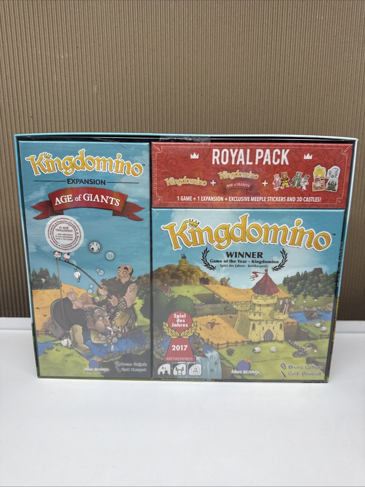 Kingdomino Royal Pack Original Kingdomino & Age Of Giants Expansion Games