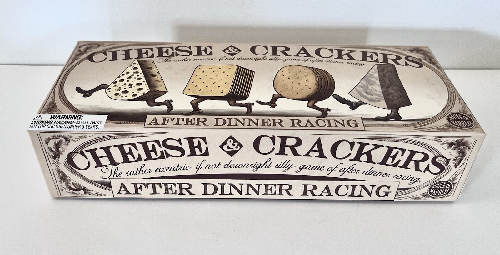 Cheese & Crackers After Dinner Racing Game House of Marbles NEW