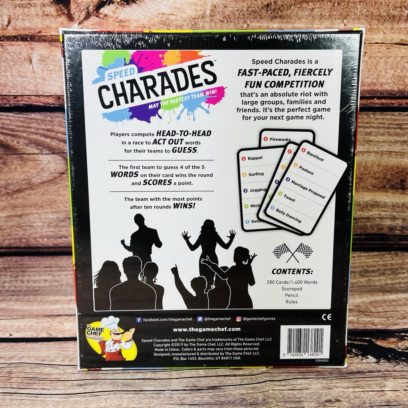 Speed Charades Fast Paced Family Party Game Board Age 13+ BRAND NEW SEALED