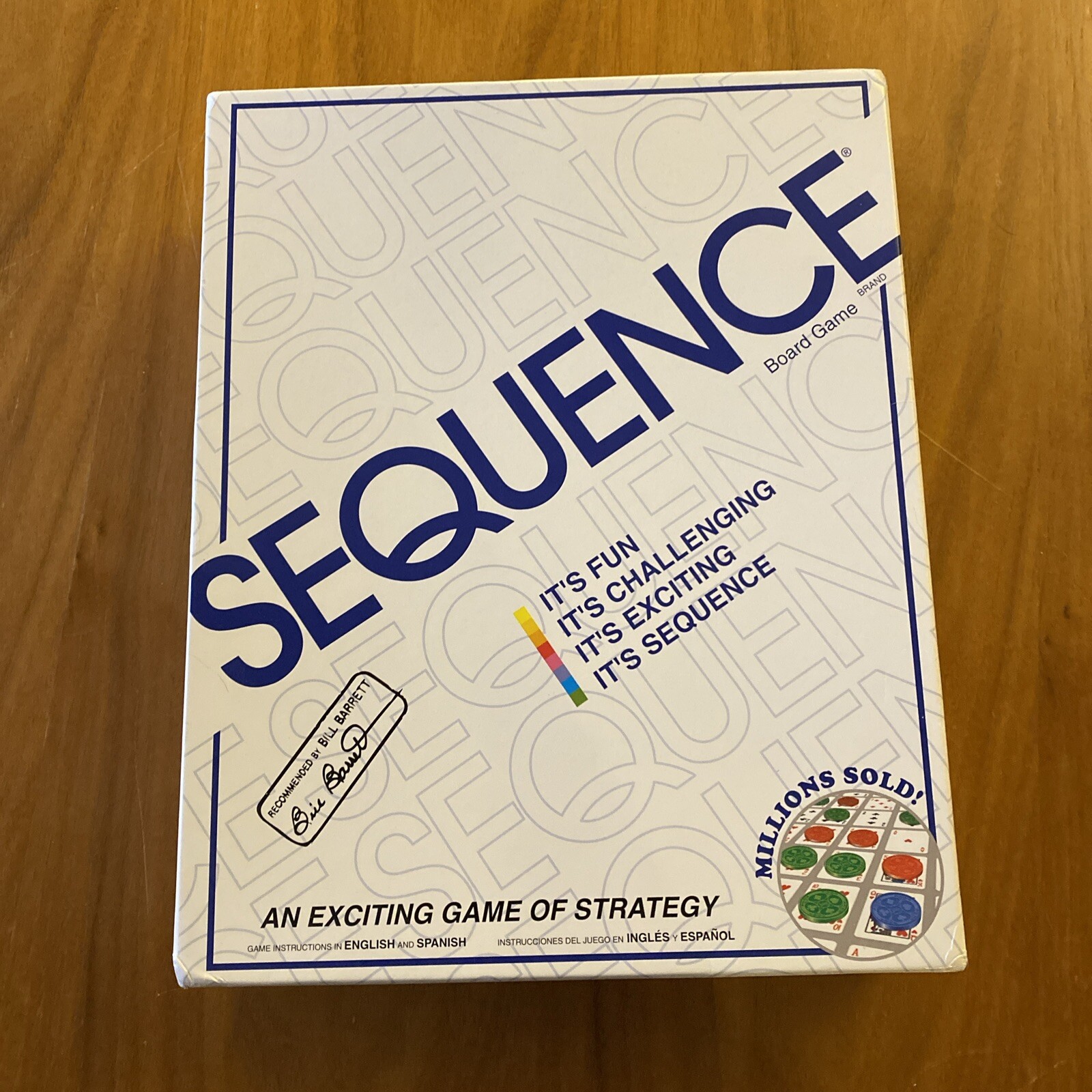 Jax 8002 Sequence Board Game A Game Of Strategy 2 To 12 Players Excellent Cond