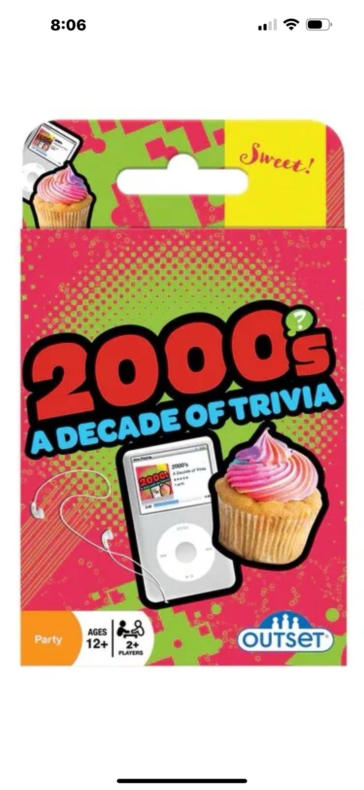 2000’s Trivia Game A Decade Of Trivia Card Game 2019 355 nostalgic trivia ?’s