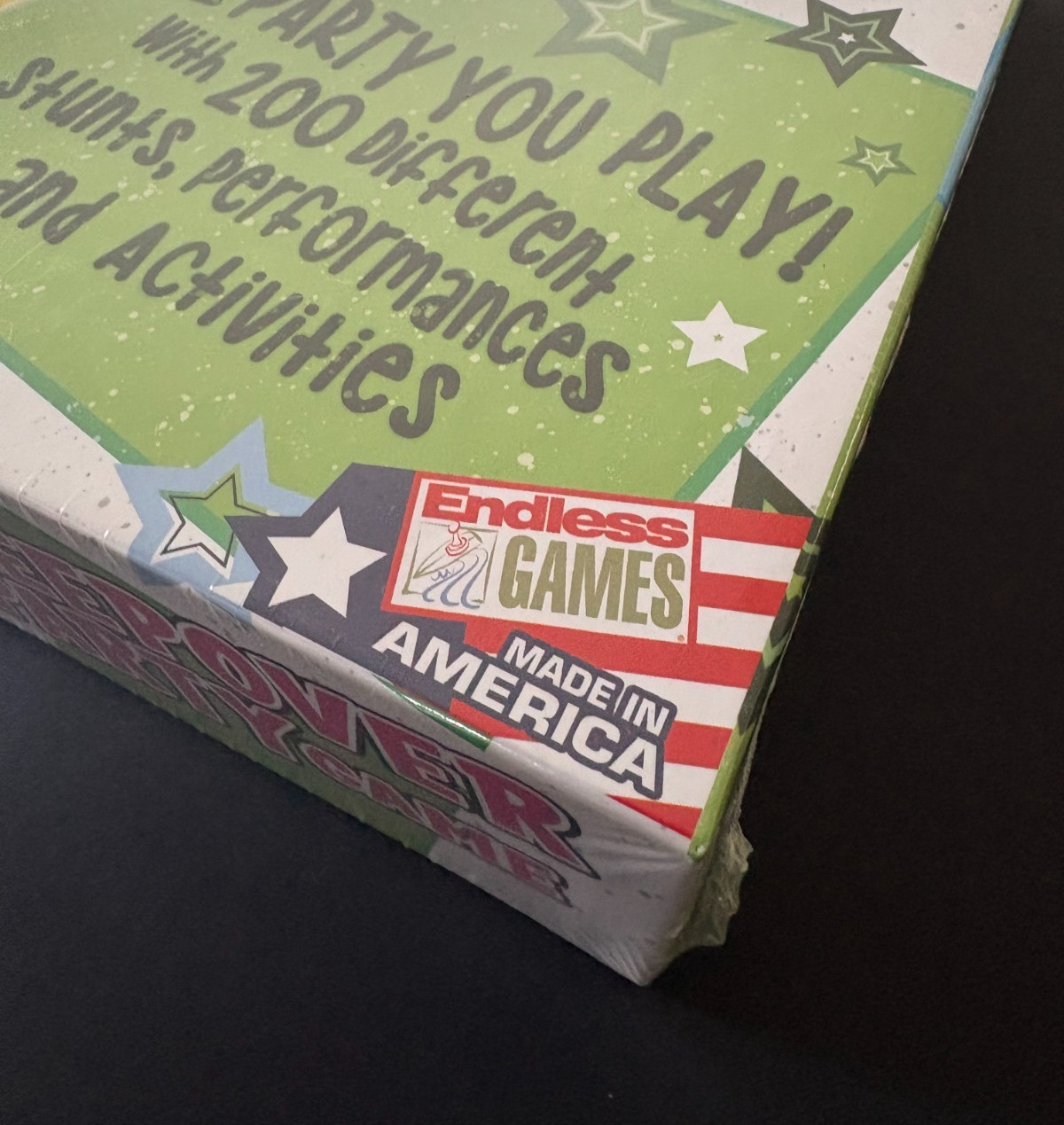 Sleepover Party Game NEW Factory Sealed Endless Games 2014 Made In USA Ages 8+