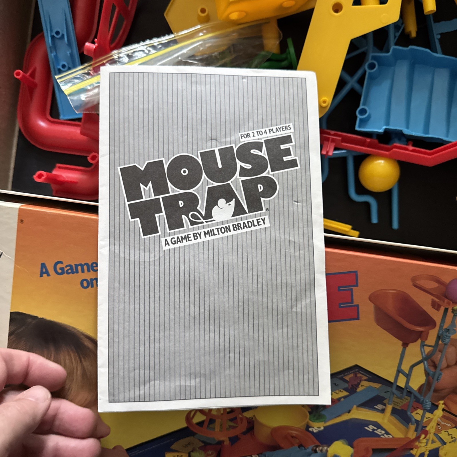Mouse Trap COMPLETE Milton Bradley 1986 Classic Board Game Kids Family vintage