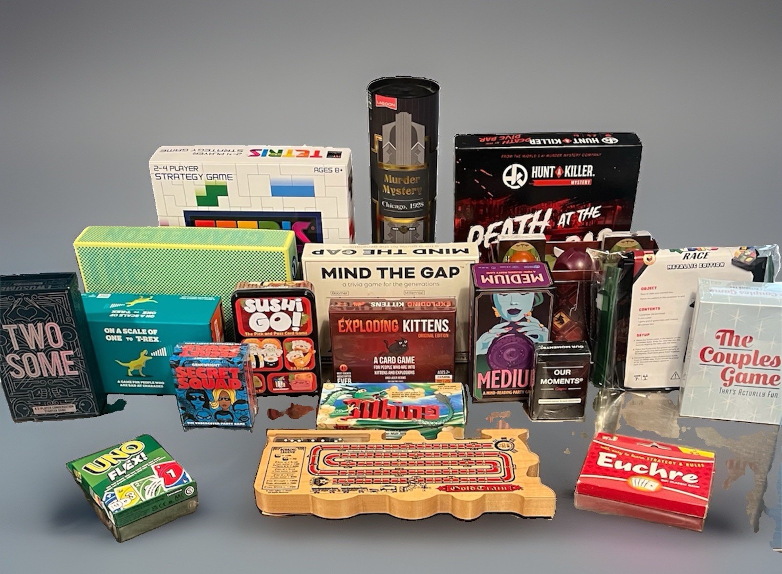 Board Games / Card Lot of 19 Family Night, Adult & Kids 14 New, 7 Sealed, 5 EUC