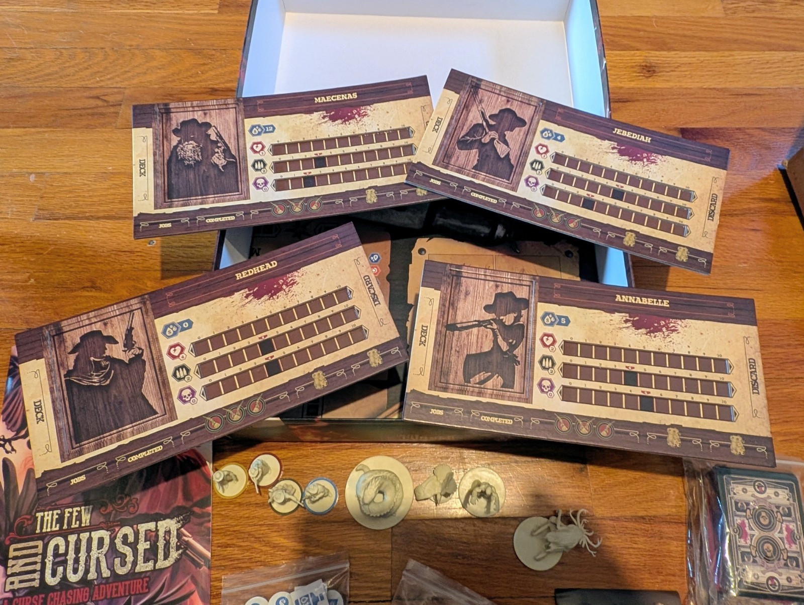 The Few And The Cursed Board Game by Rock Manor Games Based on the Comic Book