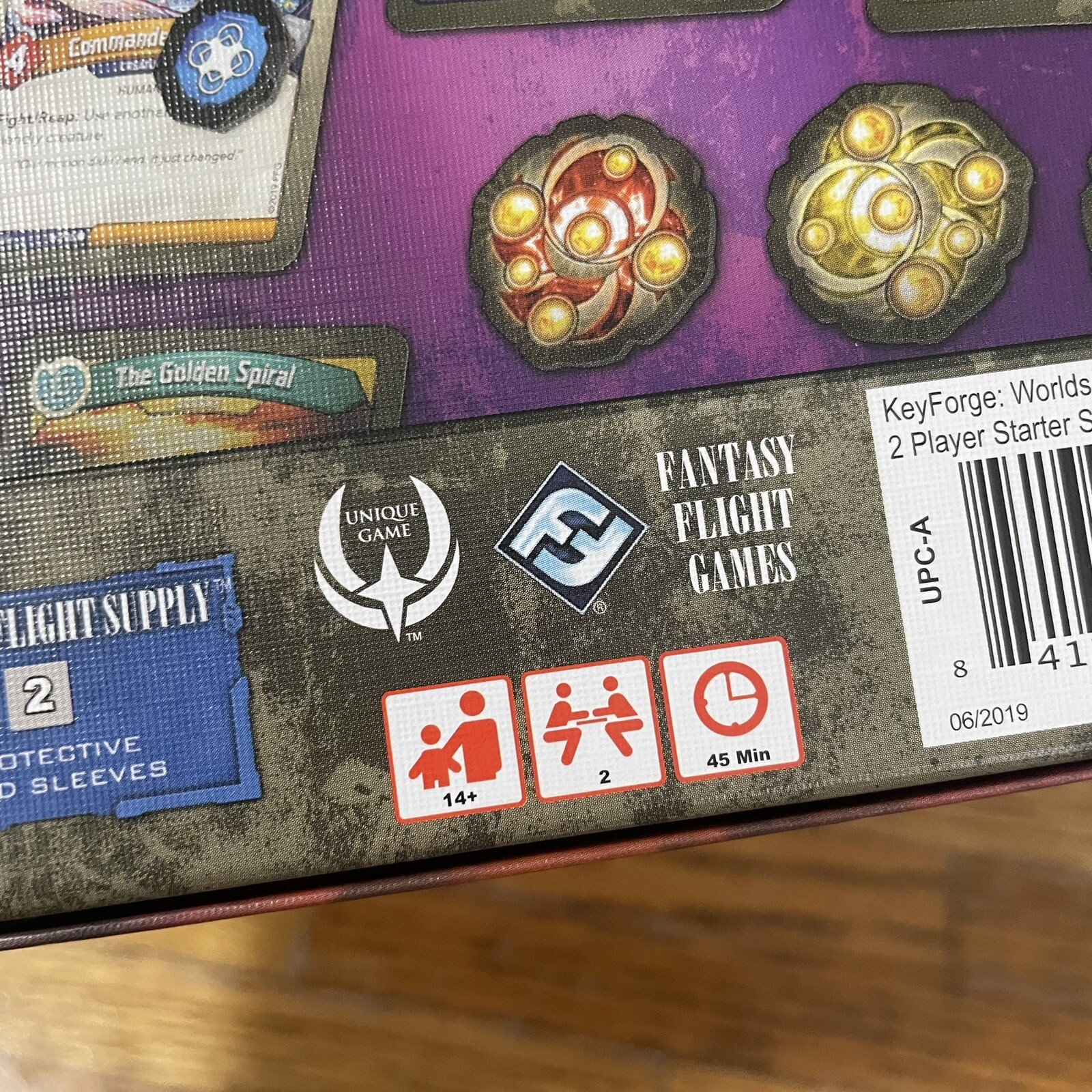 Keyforge Worlds Collide Starter Set w 2 Extra Decks Fantasy Flight Games