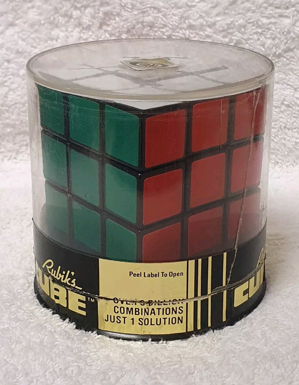 🔶RUBIK’S CUBE 1980 ORIGINAL IDEAL TOY CORP W/ BOX INSTRUCTION VINTAGE PACKAGING