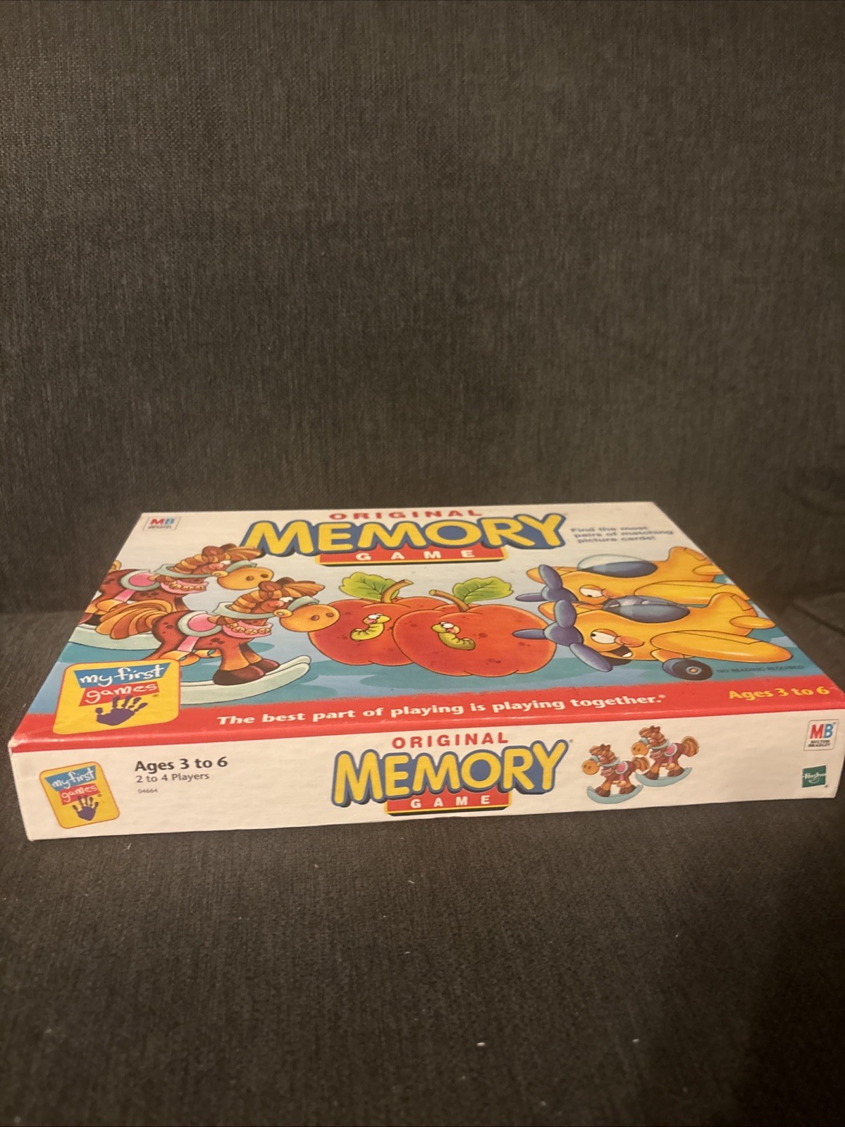 MILTON BRADLEY 2001 ORIGINAL MEMORY GAME CHILDRENS AGES 3-6 YEARS Complete EUC