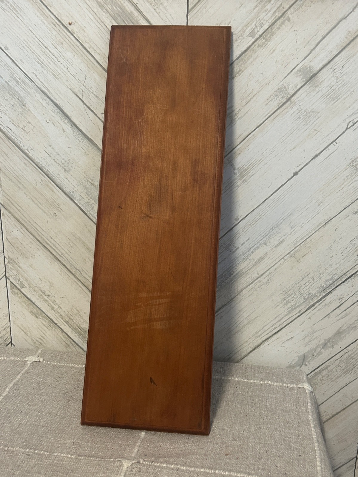 Vintage Handmade Michigan Beach Stone Backgammon Mancala Board Game 17″