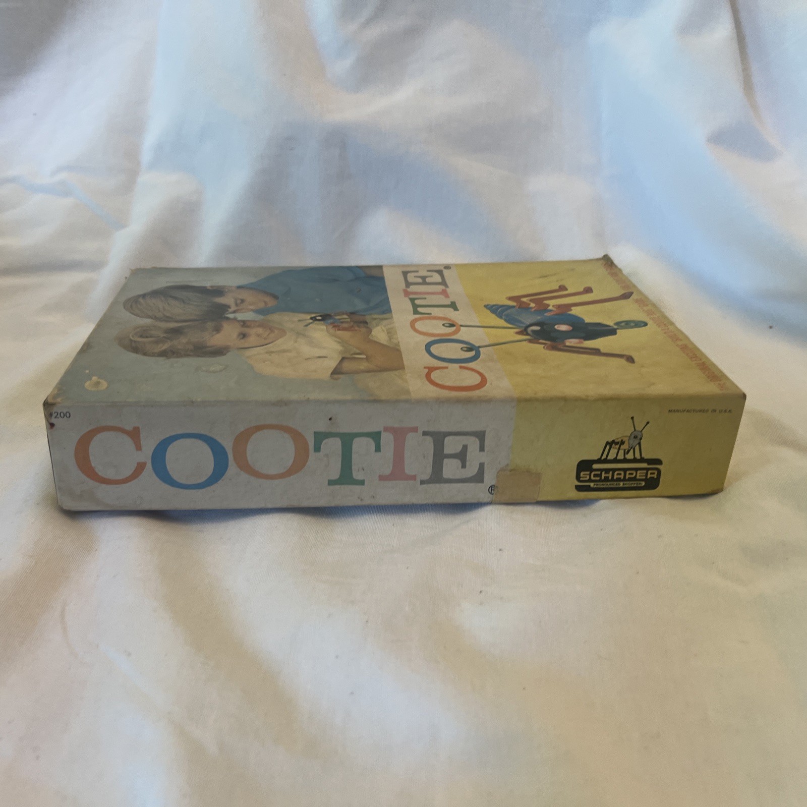 Vintage 1949 The Fabulous Game of Cootie by Schaper
