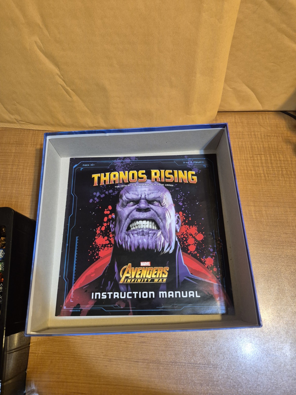 Complete Avengers Infinity War Thanos Rising 2018 USAopoly Dice Board Game