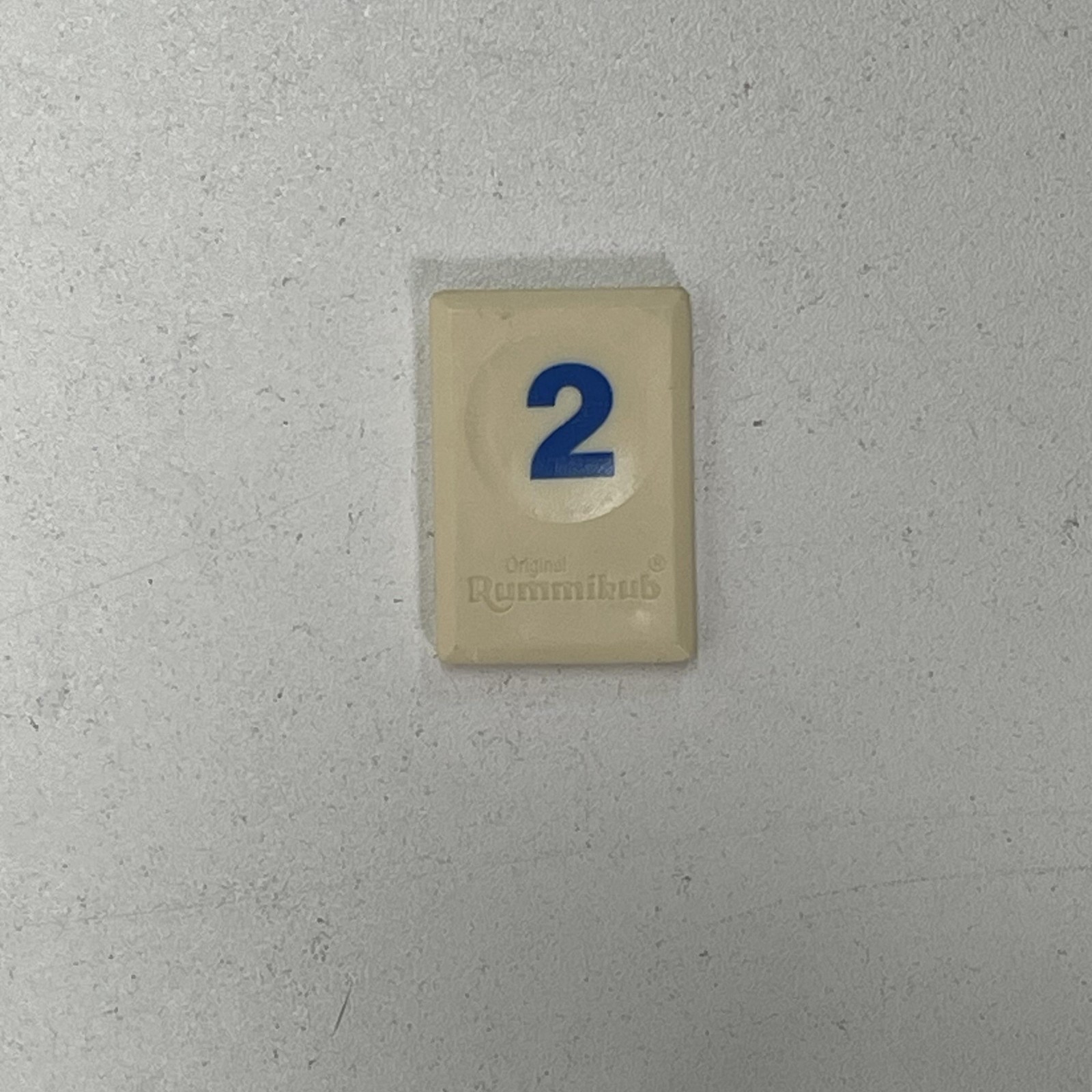 Rummikub Replacement Tiles Blue 2 Pressman 1997 Game Parts