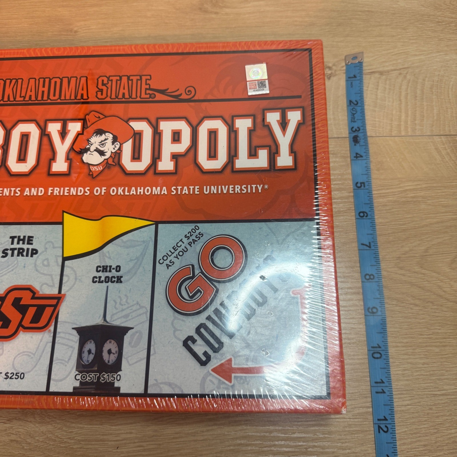 Oklahoma State Cowboy-Opoly Board Game & Playing Cards Set OSU Late for the Sky