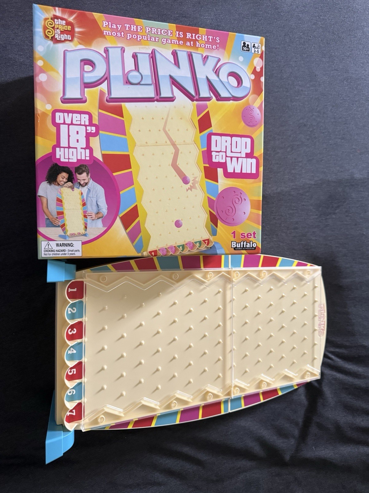 Buffalo Games PLINKO – Family Board Game Inspired by The Price is Right, Great