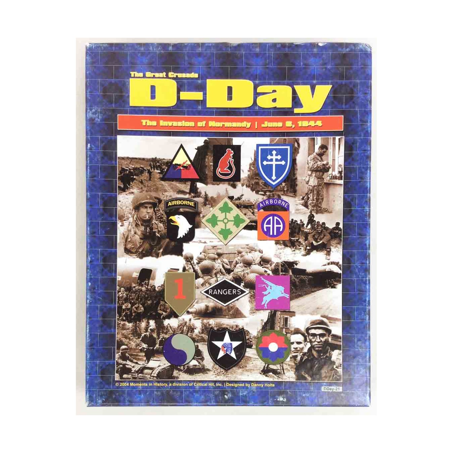 Moments in History MiH War Game D-Day – The Great Crusade (2nd Ed) Box VG/EX