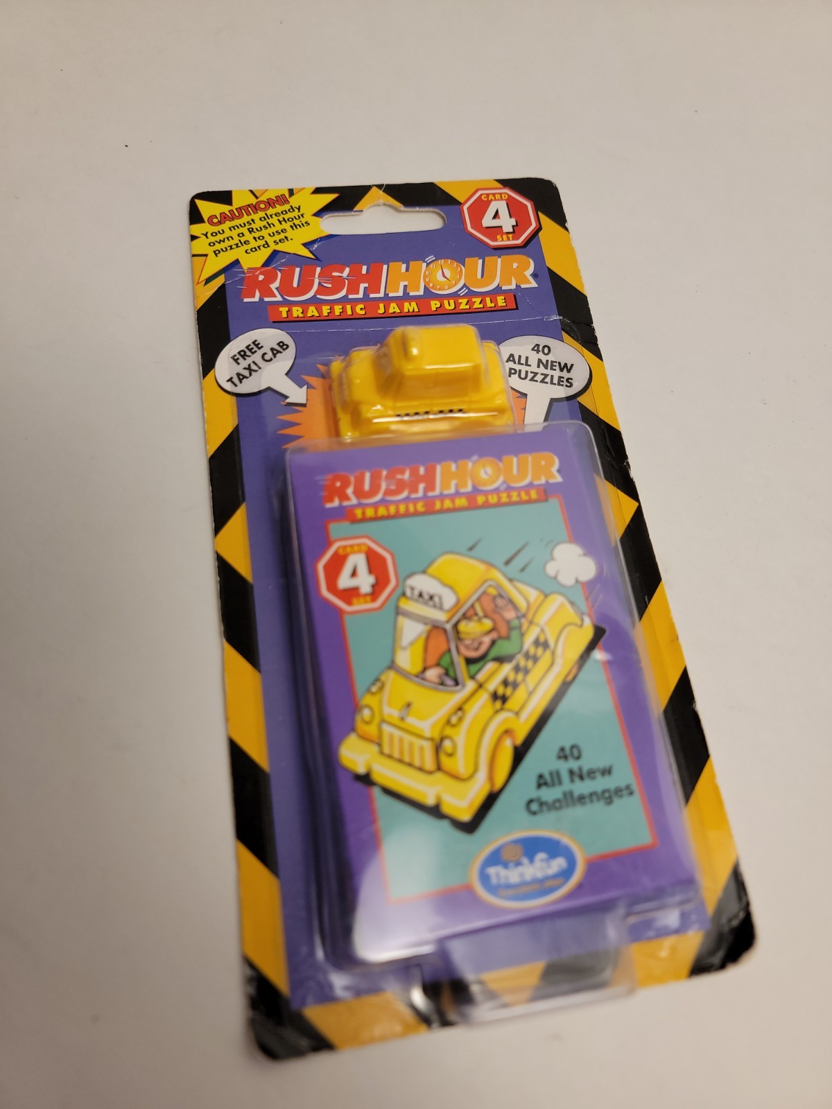 1999 Rush Hour Jam Card 4 Set 40 Cards & Car Sealed In Package Think Fun