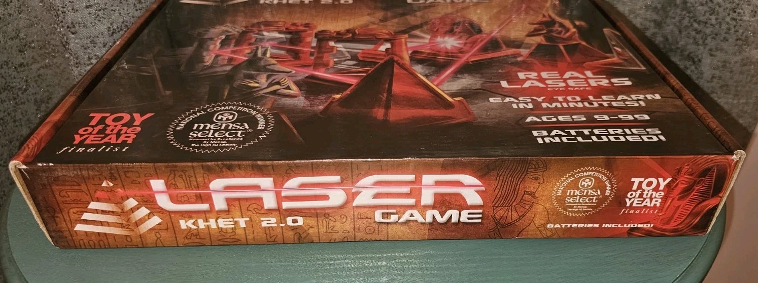 Laser Khet 2.0 Real Laser Strategy Board Game Open Box Complete New Other