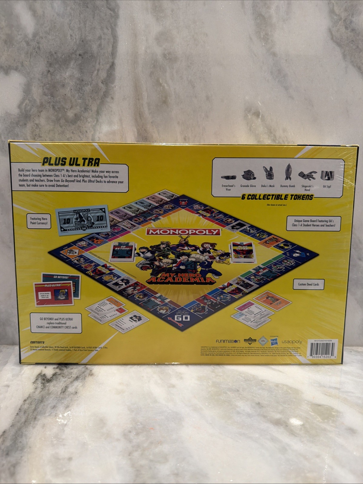 Monopoly My Hero Academia Edition Board Game Anime Manga USAopoly Hasbro NEW