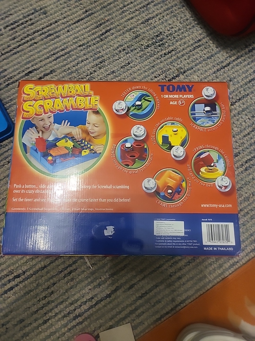 Screwball Scramble Tomy 2004 Vtg Skill Obstacle Game Perfect Working Order