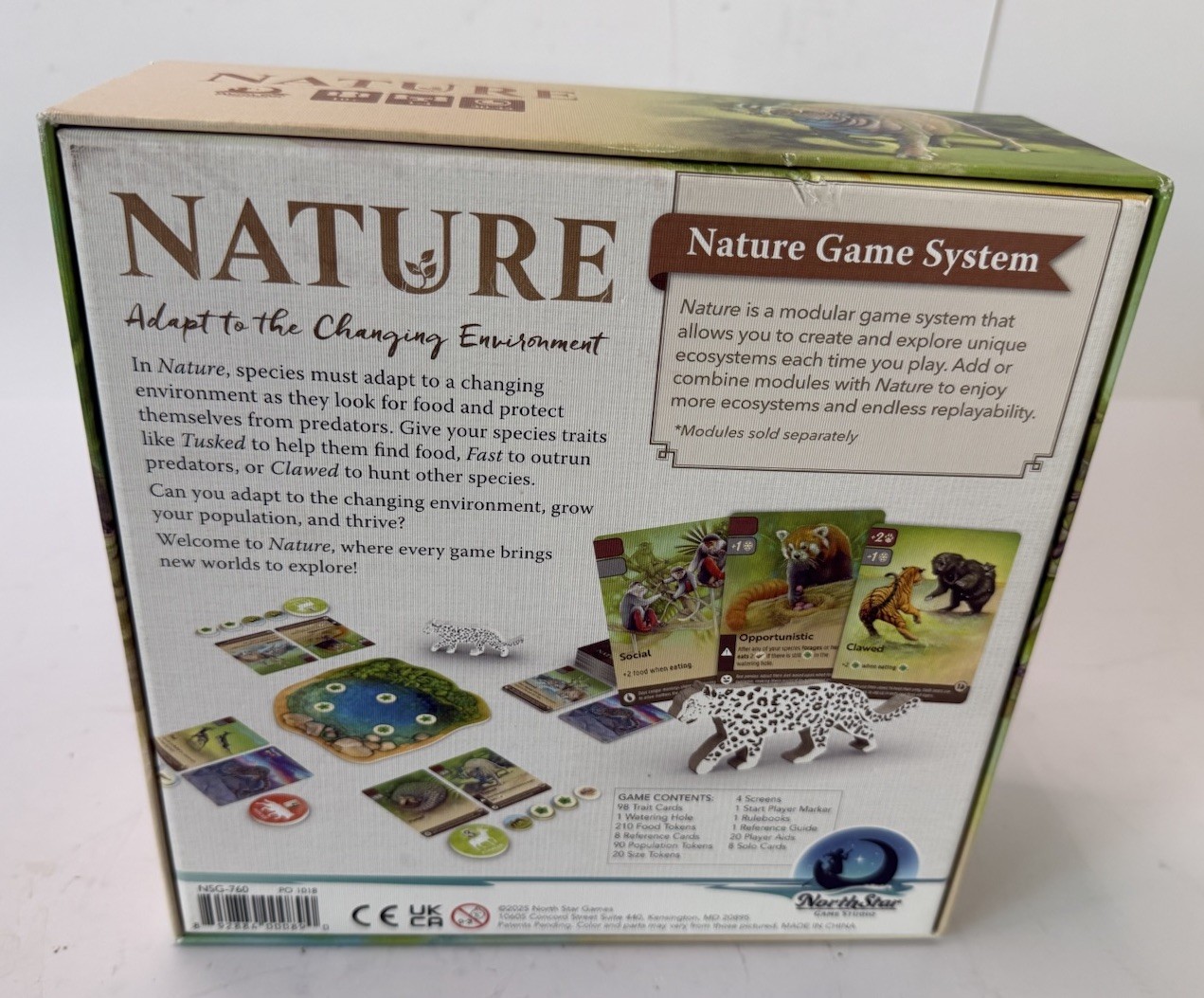 Nature Board Game North Star Games First Printing Promos Included Open Box New