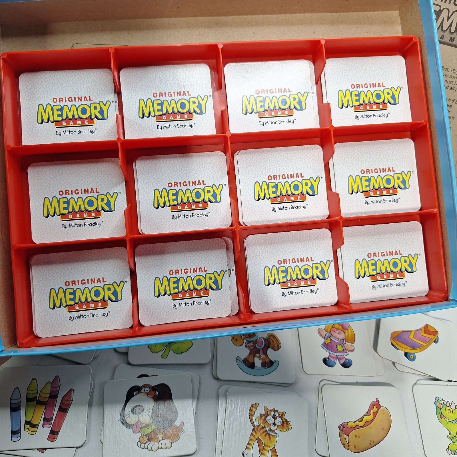 Vintage Original Memory Matching Game 2001 Milton Bradley *INCOMPLETE * 33 of 36